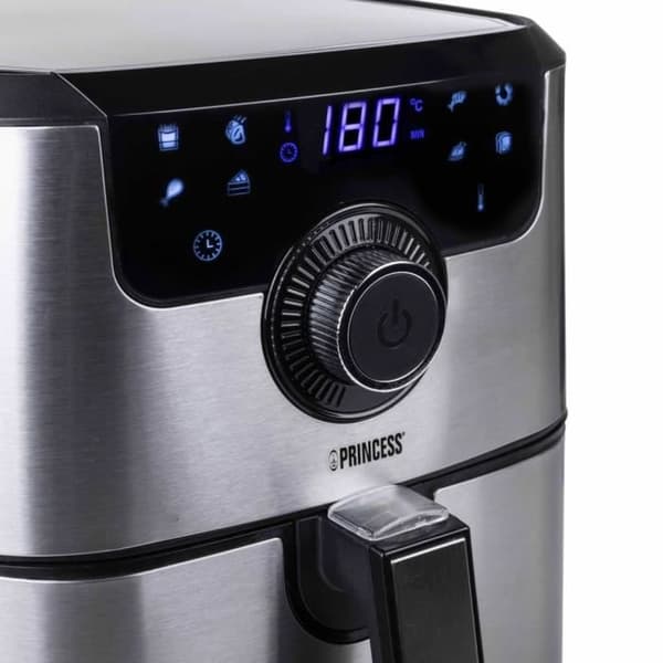 Princess Deluxe Digital Fritös 1500W 4,5L Silver