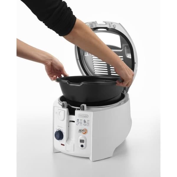 DELONGHI F28533.W1 Klassisk elektrisk stekpanna RotoFry - vit