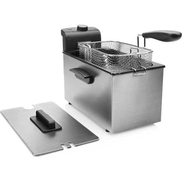 Tristar FR-6946 Fritös - Kallzon - Justerbar termostat - 2000 W - Rostfritt stål - Rostfritt stål/Svart - 3 L