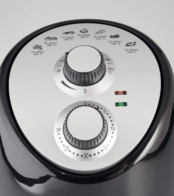 Ariete - 00C461700AR0 - 4617 Airy Fryer Compact Air Fryer Kapacitet 2 L 1000 W Max temperatur 200 C Svart