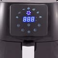Miniatyrbild 3 av 4: Masterchef Digital Hot Air Fryer 4,5 L Oljefri 1400W 80 - 200°C Timer Svart