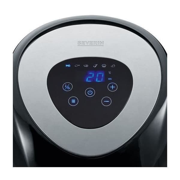 Fritös - SEVERIN - FR2430 - 3,2L - 1500W - Svart borstat rostfritt stål