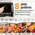 Miniatyrbild 3 av 6: Luftfritös - GOURMETmaxx - 12 l - 1800 W - Pekskärm - Multifunktionell