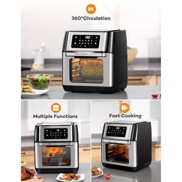 Oljefri fritös - Innsky - 10L - 1500W - Grå