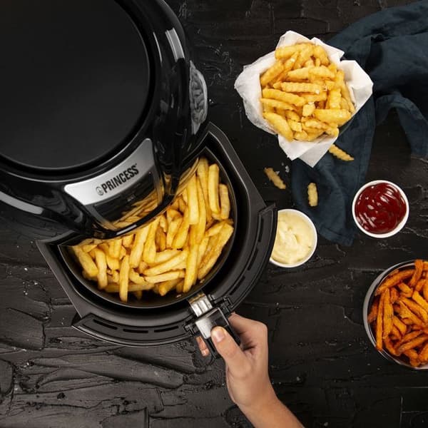 Airfryer Princess 182021 Digital oljefri fritös - Nedladdningsbar digital receptbok - 3,2 L - 1400 W