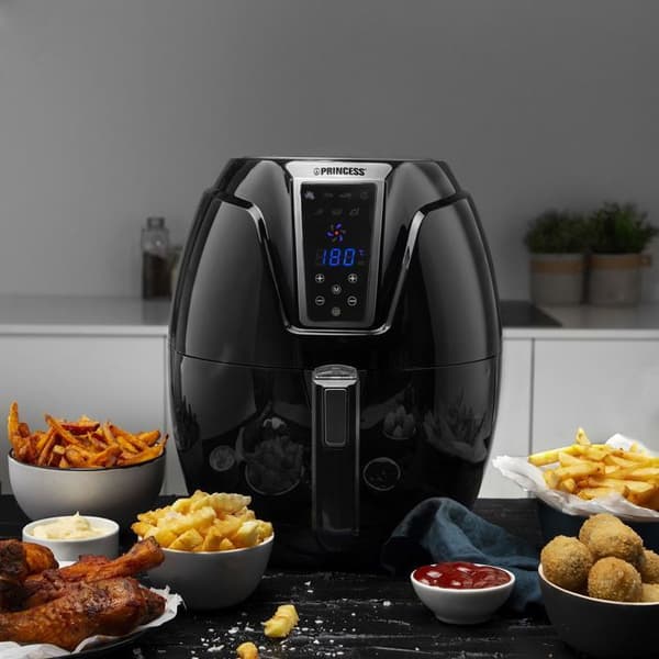 Airfryer Princess 182021 Digital oljefri fritös - Nedladdningsbar digital receptbok - 3,2 L - 1400 W