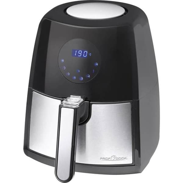 ProfiCook PC-FR 1147 H varmluftsfritös - 2,5 L - Svart - Rostfritt stål - 1500 W - Variabel temperatur