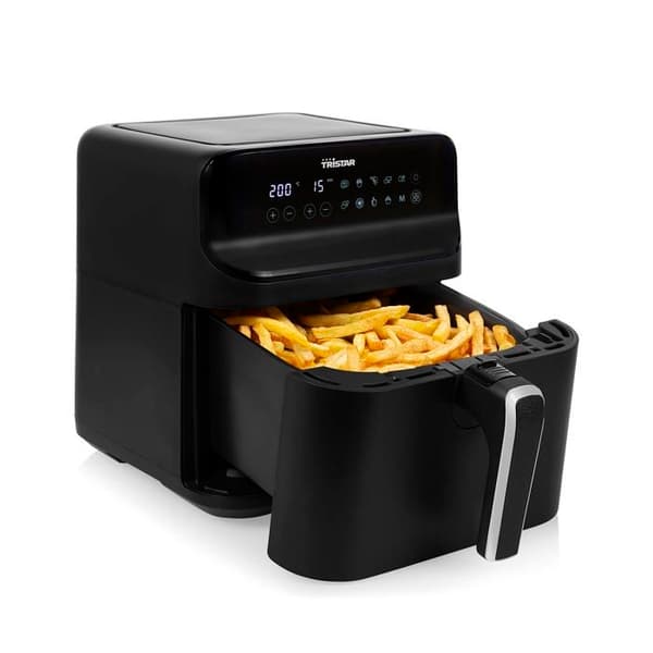 Tristar elektrisk fritös - FR-9025 - digital airfryer - 6 L - 1,5 kg pommes frites - 10 program eller manuella inställningar