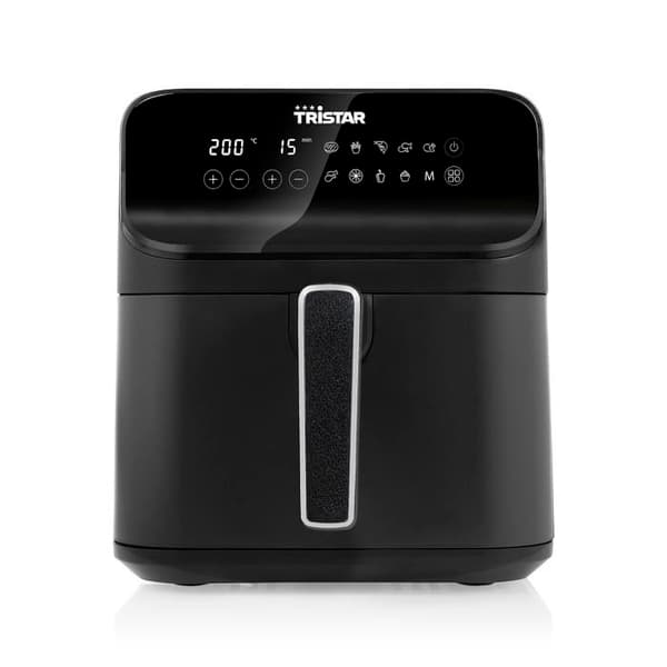 Tristar elektrisk fritös - FR-9025 - digital airfryer - 6 L - 1,5 kg pommes frites - 10 program eller manuella inställningar