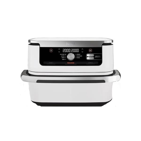 Fritös utan olja Ninja FlexDrawer AF500EUWH Vit Silver, Vit