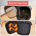 Miniatyrbild 4 av 4: Siliconform för Luftfritös - ALYVISUN - 2 Stycken - Tål 230°C - Fällbar - Non-stick