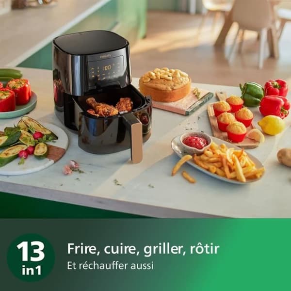 Fritös - Philips - Airfryer L Series 5000 - 4.1L - 0.8Kg - Wifi 13-i-1