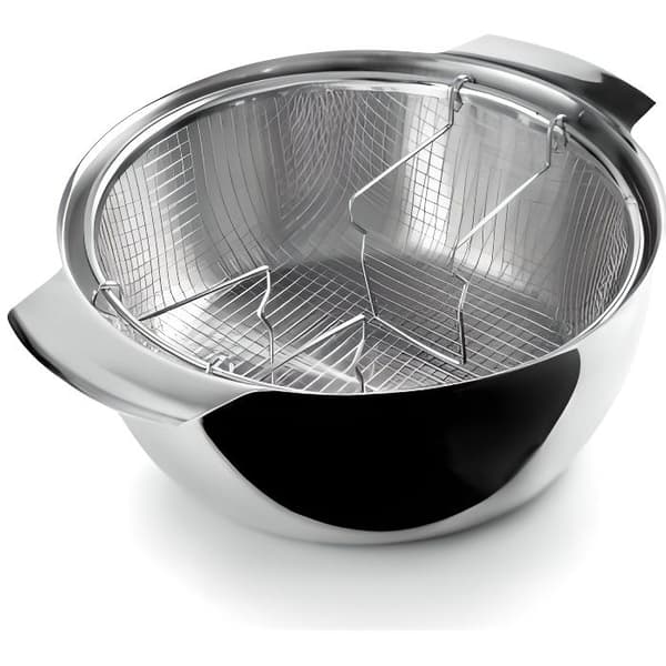 IBILI - Fritös med induktionskorg, 24 cm, Rostfritt stål, Induktionskompatibel