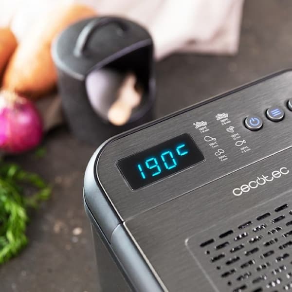 Fritös - Cecotec - CleanFry Luxury 3000 - 3,2 L - 2400 W - Svart rostfritt stål