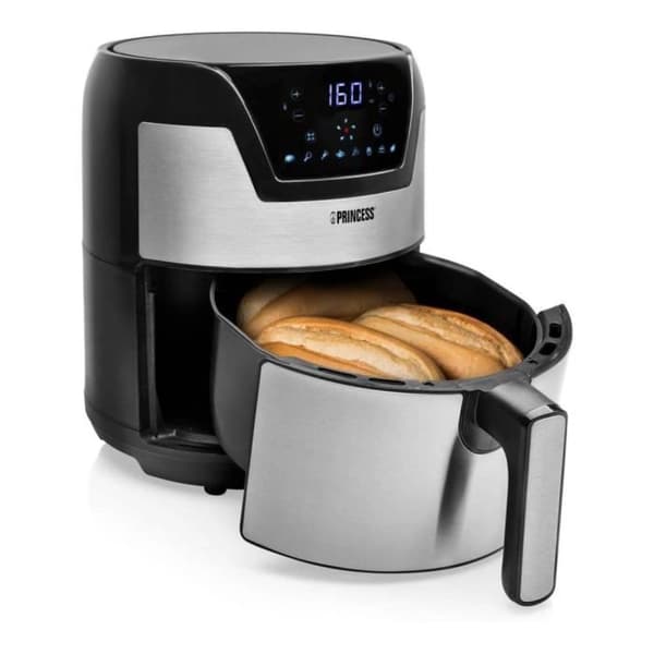 Princess XXL Digital Fritös 1500 W 4,5 L Silver