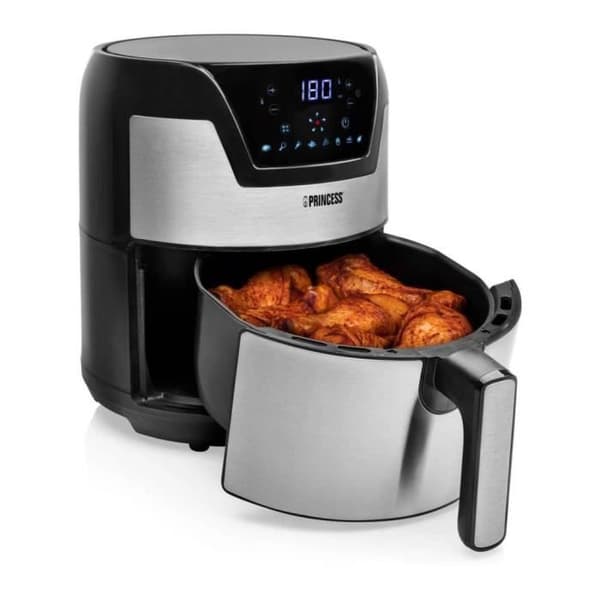 Princess XXL Digital Fritös 1500 W 4,5 L Silver