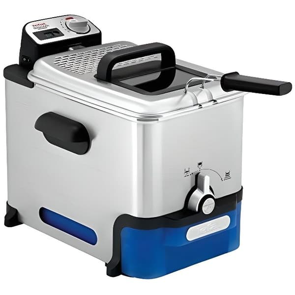 Fritös - TEFAL - FR8040 - 3,5L - 1,2 kg - Svart, Rostfritt stål