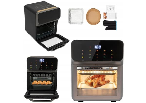 MagiCook AIR FRYER PRO 2-IN-1 RASVATON KUIVAUSUUNI + ILMAINEN