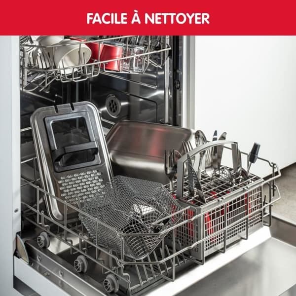 MOULINEX Semi-professionell elektrisk fritös, 3 L, Nedsänkt värmeelement, Kontrollerad temperatur, Droppläge AM338070