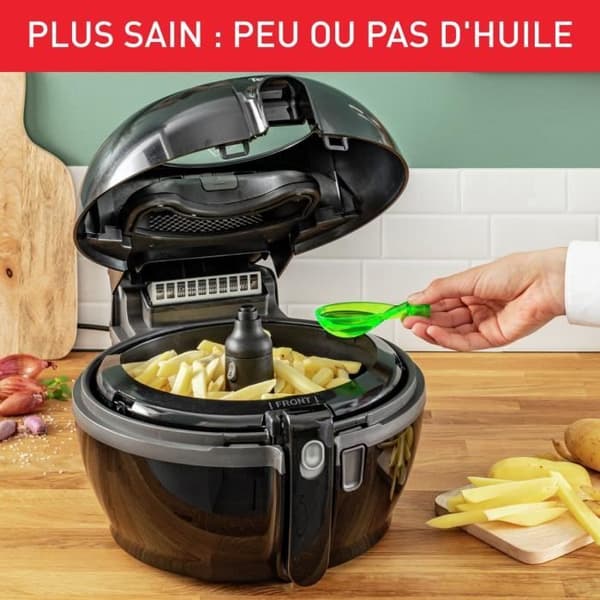 TEFAL Actifry Oljefri fritös, 1,2 kg, Temperaturreglering, Omrörarpaddel, Tillverkad i Frankrike, luftfritös FZ722815