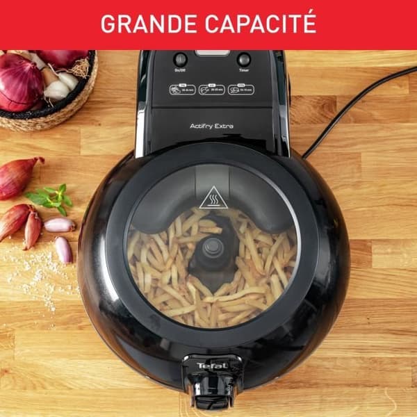 TEFAL Actifry Oljefri fritös, 1,2 kg, Temperaturreglering, Omrörarpaddel, Tillverkad i Frankrike, luftfritös FZ722815