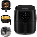 Miniatyrbild 1 av 4: ZEEGMA Knapper Pro - Oljefri fritös - Quick Air 1400W - 3,5L - 7 program - LCD pekskärm - Teflonöverdrag - Svart