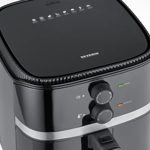 SEVERIN Oljefri Fritös - FR2452 - 5L Kapacitet - 8 Matlagningsprogram - 1500W