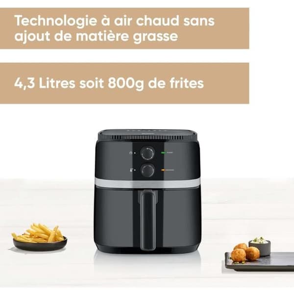 SEVERIN Oljefri Fritös - FR2452 - 5L Kapacitet - 8 Matlagningsprogram - 1500W