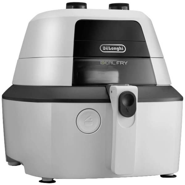 Elolja utan olja Delonghi FH2133/1 - Kapacitet: 1.25 kg - 1400W - Antihäftande tank Svart, Vit