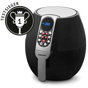 Oljefri varmluftsfritös - MD 17320 - Digital kontrollpanel - 8 program - 8 l - 1500W