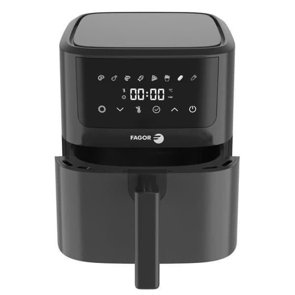 Öljytön friteerauskeitin - FAGOR - Airfryer FGR65 - Tilavuus 6,5L - 8 kypsennysohjelmaa - 1600W