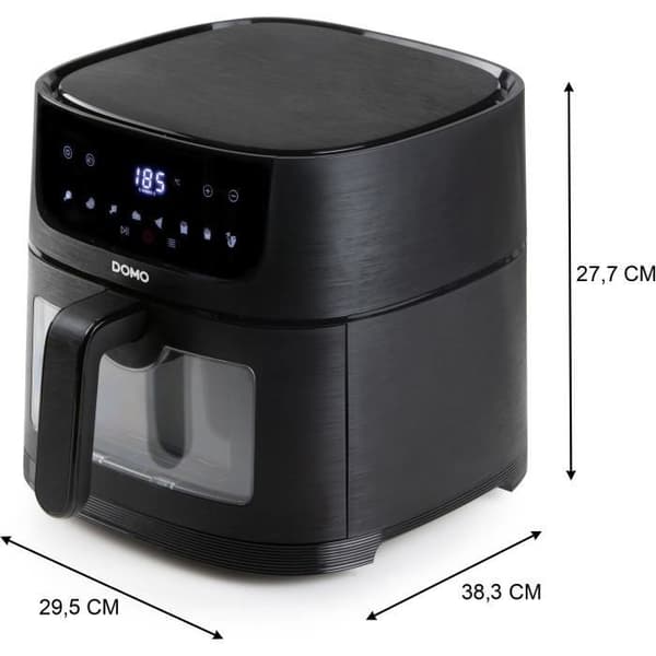 Kuumailmakeitin - DOMO - DO540FR - 6L - Digitaalinen näyttö - 8 ohjelmaa - Deli-Fryer