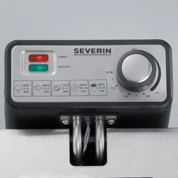 SEVERIN Frituregryde - FR2431 - 3L kapacitet - Op til 190°C - Justerbar termostat - 2000W
