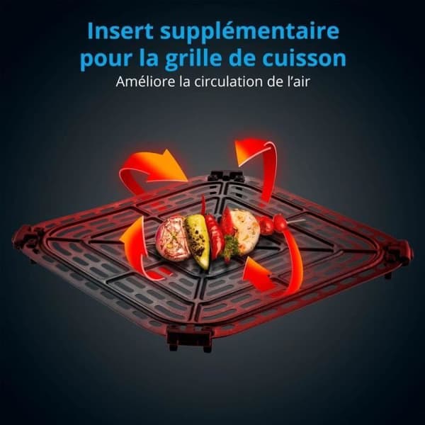 Oljefri varmluftsfritös - MD 11780 - Temperatur upp till 230°C - 10 program - 5 l - 1500 watt
