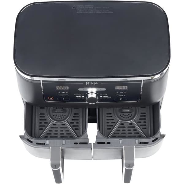 NINJA Oliefri Frituregryde - Foodi Max Dual Zone AF400EU - 9,5L Kapacitet - 6 Madlavningsprogrammer - 2470W