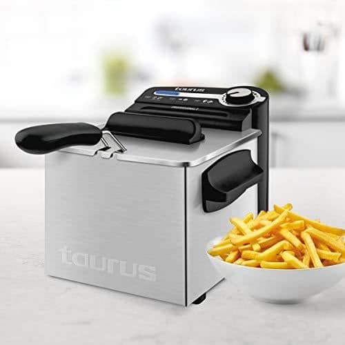 Fritös - Taurus - 973958000 - Grå - Lätt att använda - Liten hushållsapparat