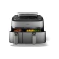 Miniatyrbild 1 av 6: Fritös utan olja Philips Airfryer NA555/00 Serie 5000 dubbelkorg 9L