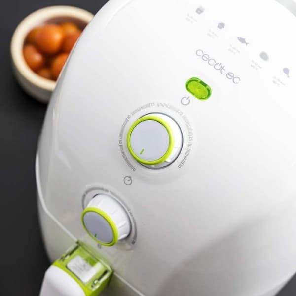 Cecotec Dietary Oil-Freyer Cecofry Compact Rapid White. Tillaga utan olja, upp till 200 C, 30 min timer, 1,5 L (400