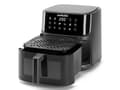 Miniatyrbild 2 av 5: Nutribullet CRISPLITE VISION air fryer (black/silver, 2,000 watts, 8-liter basket, with viewing window)