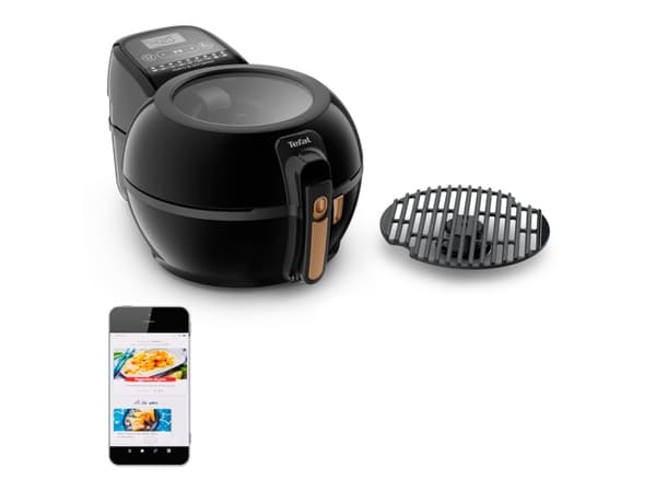 Tefal ActiFry & Grill Genius varmluftfryser svart