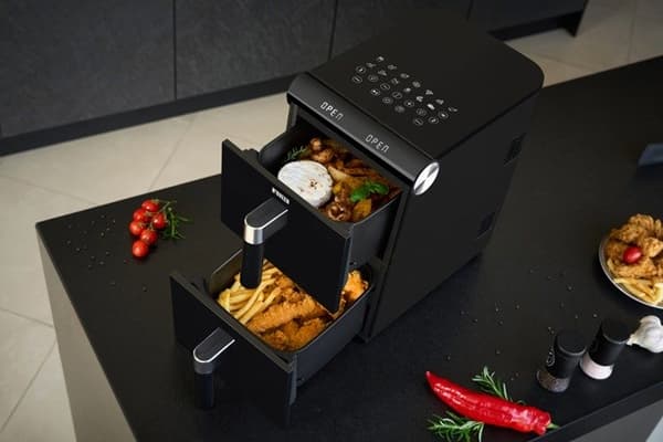 Noveen DoubleCrisp AF5050 X-LINE Fettfri fritös 1700 W Svart