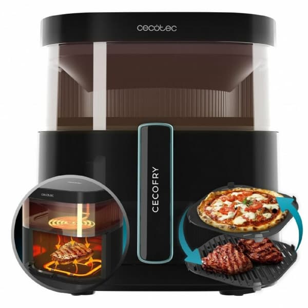 Airfryer Cecotec Cecofry&Grill Duoheat 6500 2200 W 6,5 L musta