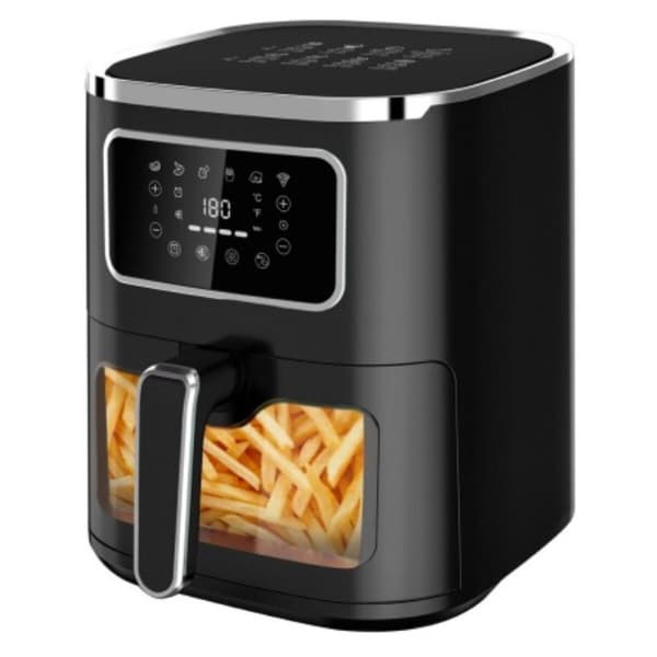 Airfryer Silver Dublin IP501AP Musta Teräs 1450 W 5 L musta, Ruostumaton teräs