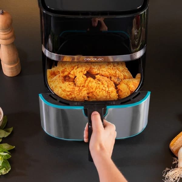 Cecotec Fritös utan olja Cecofry Full Inox Pro 5500 med tillbehör