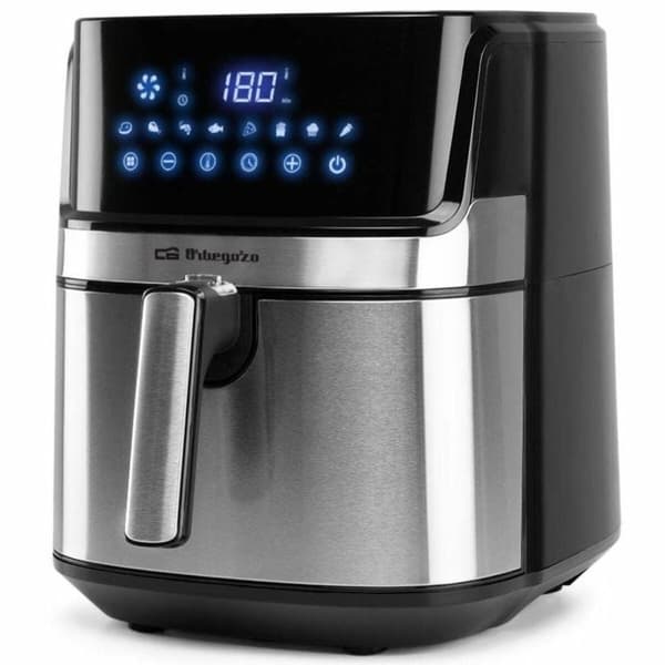 Airfryer Orbegozo FDR 67 1700 W 5,5 L Musta musta, Ruostumaton teräs