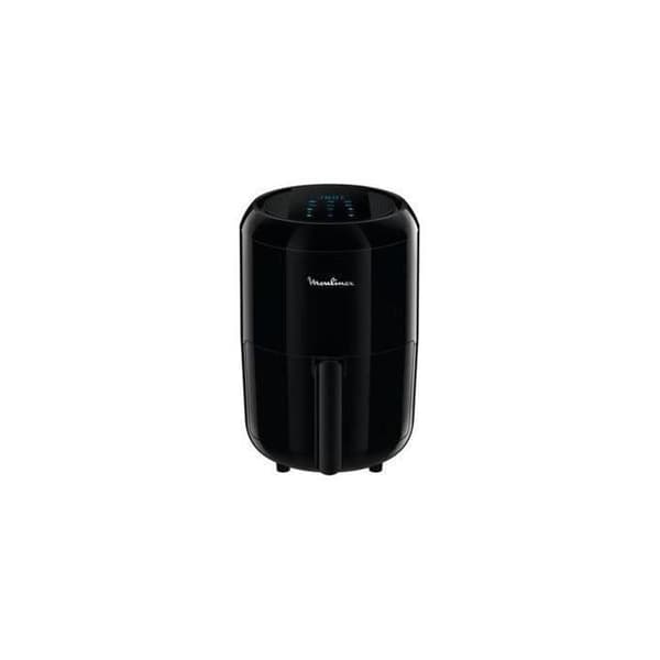 Moulinex EZ3018 Easy Fry Compact Precision - Elektrisk fritös, för 2 personer, 6 förinställda lägen, pekskärm, 1030 W, kapacitet Svart
