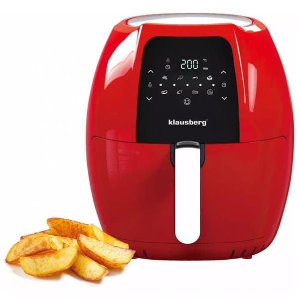 Fritös utan fett - KLAUSBERG - KB-7571 - 1800W - 7,7L - Röd