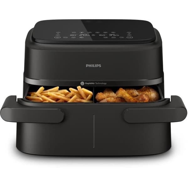 Luftfritös - Philips - NA150/00 - 7,1 L - Rapid Air-teknologi - Svart