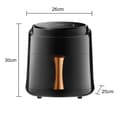 Miniatyrbillede 2 af 2: 8L Air Fryer, 1400W Effekt, 8 Madlavningsindstillinger,EU, sort