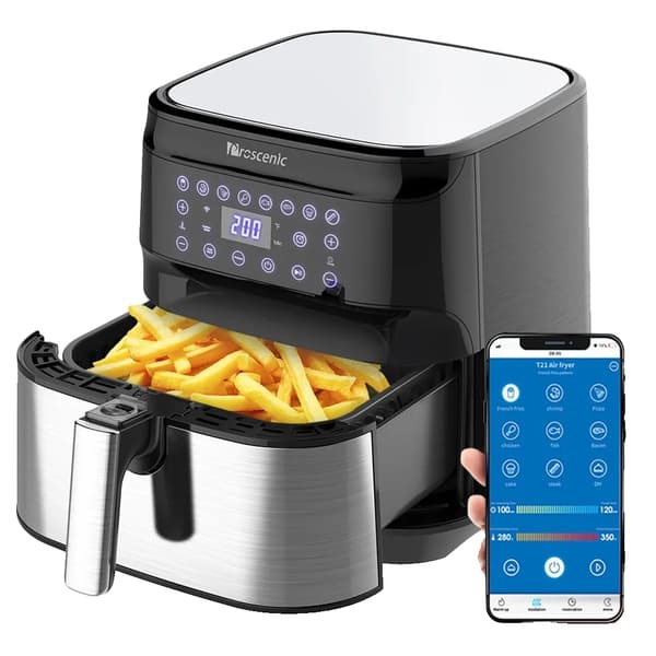 Smart Air Fryer, App & Alexa Kontrol, 5.8QT Kapacitet,Proscenic T21